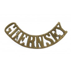 Royal Guernsey Militia (GUERNSEY) Shoulder Title