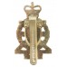 Royal Jersey Militia Royal Engineers Anodised (Staybrite) Cap Badge