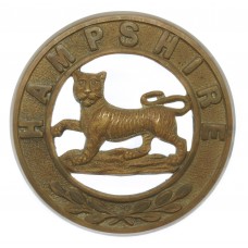 Hampshire Regiment Helmet Plate Centre