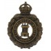 8th Bn. (Isle of Wight Rifles) Hampshire Regiment Cap Badge - King's Crown