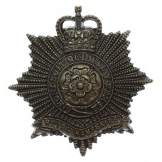 Royal Hampshire Regiment Officer's Service Dress Cap Badge - Queen's Crown