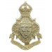 Sussex Yeomanry Anodised (Staybrite) Cap Badge - King's Crown