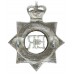 Hampshire & Isle of Wight Police Senior Officer's Enamelled Cap Badge - Queen's Crown