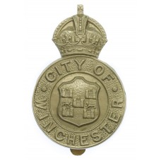 Winchester City Police Cap Badge - King's Crown
