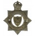 Portsmouth City Police Senior Officer's Silver & Enamel Cap Badge - King's Crown