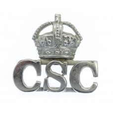 Cambridgeshire Special Constabulary Collar Badge - King's Crown