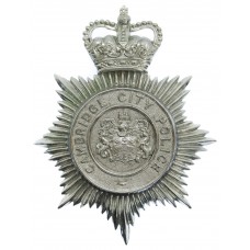 Cambridge City Police Helmet Plate - Queen's Crown