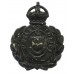 St Helen's Police Night Helmet Plate - King's Crown