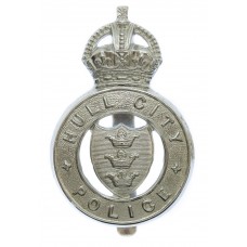 Hull City Police Cap Badge - King's Crown