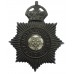 West Riding Constabulary Night Helmet Plate - King's Crown