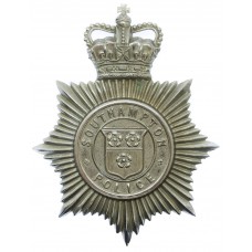 Southampton Police Helmet Plate - Queen's Crown