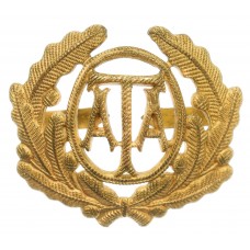 WW2 Air Transport Auxiliary (A.T.A.) Officer's Gilt Cap Badge