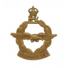 South Rhodesia Air Force Collar Badge - King's Crown