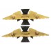 Pair of Royal Air Force (R.A.F.) Chaplains Gilt Collar Badges