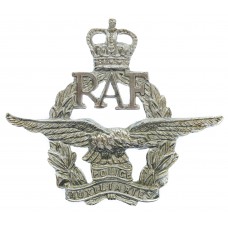 Royal Air Force (R.A.F.) Police Auxiliaries Cap Badge - Queen's Crown