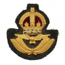 Royal Air Force (R.A.F.) Warrant Officer's Beret Badge - King's Crown