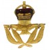 Royal Air Force (R.A.F.) Warrant Officer's Cap Badge - King's Crown