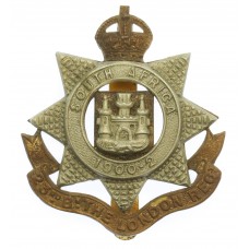 23rd Battalion London Regiment Cap Badge - King's Crown