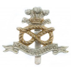 North Staffordshire Regiment Anodised (Staybrite) Cap Badge