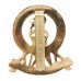 15th/19th Hussars Anodised (Staybrite) Cap Badge