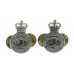 Pair of Dover Harbour Board Police Collar Badges - Queen's Crown