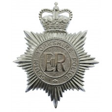 South Yorkshire Police Helmet Plate - Queen's Crown