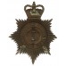 West Riding Constabulary Night Helmet Plate - Queen's Crown