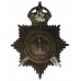 North Riding Constabulary Night Helmet Plate - King's Crown