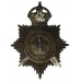 North Riding Constabulary Night Helmet Plate - King's Crown