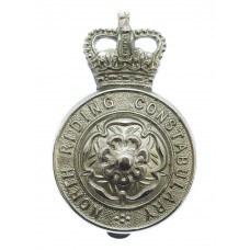 North Riding Constabulary Cap Badge - Queen's Crown