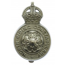 North Riding Constabulary Cap Badge - King's Crown