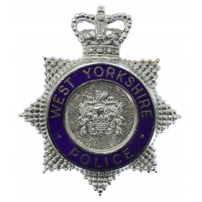 West Yorkshire Police Enamelled Cap Badge - Queen's Crown