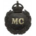 Monmouthshire Constabulary Black Wreath Helmet Plate