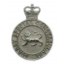 Surrey Special Constable Cap Badge - Queen's Crown