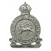 Surrey Special Constabulary Chrome Cap Badge - King's Crown