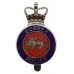 Surrey Police Enamelled Cap Badge - Queen's Crown