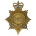 Surrey Constabulary Night Helmet Plate - Queen's Crown