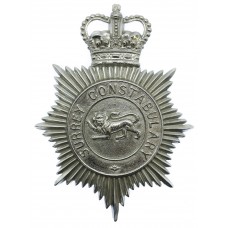 Surrey Constabulary Helmet Plate - Queen's Crown