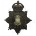 Borough of Hove Police Night Helmet Plate - King's Crown