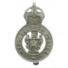 Hyde Borough Police Cap Badge - King's Crown