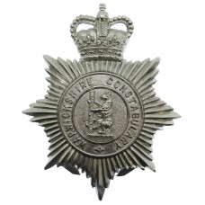 Warwickshire Constabulary Helmet Plate - Queen's Crown