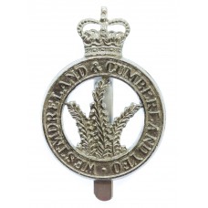 Westmoreland & Cumberland Yeomanry Anodised (Staybrite) Cap Badge 