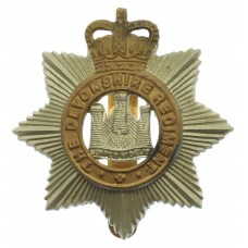 Devonshire Regiment Cap Badge - Queen's Crown