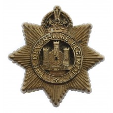 Devonshire Regiment WW2 Plastic Economy Cap Badge
