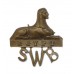 South Wales Borderers (S.W.B.) Officer's Service Dress Collar Badge