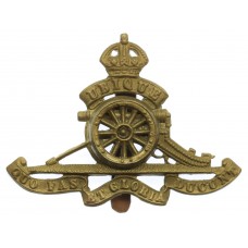 Royal Artillery (Revolving Wheel) Cap Badge - King's Crown