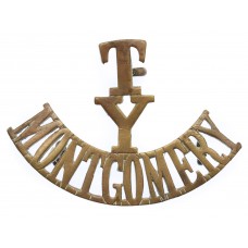 Montgomeryshire Territorial Yeomanry (T/Y/MONTGOMERY) Shoulder Title