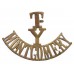 Montgomeryshire Territorial Yeomanry (T/Y/MONTGOMERY) Shoulder Title