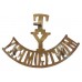 Montgomeryshire Territorial Yeomanry (T/Y/MONTGOMERY) Shoulder Title