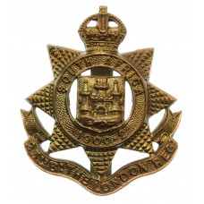 23rd Battalion London Regiment WWI All Brass Economy Cap Badge